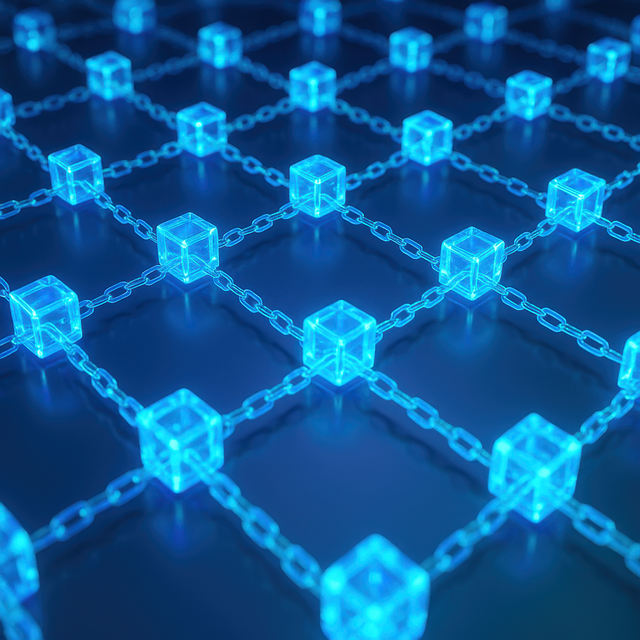 Free Decentralized Ledger Cryptography illustration and picture
