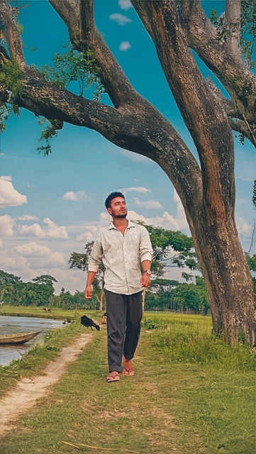 Free Man Walking photo and picture