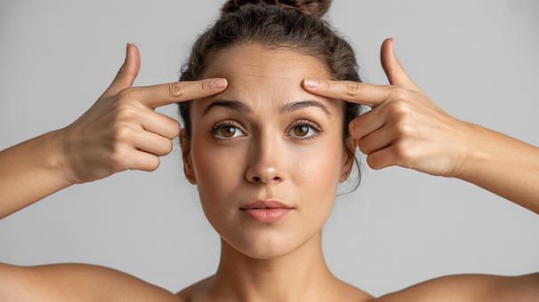 Free Forehead Wrinkles Anti-Aging illustration and picture
