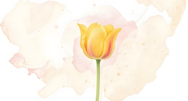 Free Tulip Yellow illustration and picture