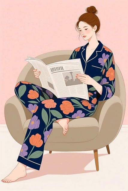 Free fashion illustration elegant woman top bun hair illustration