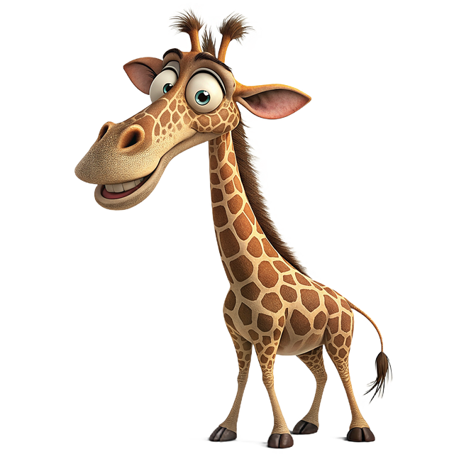 Free giraffe animal mammal illustration