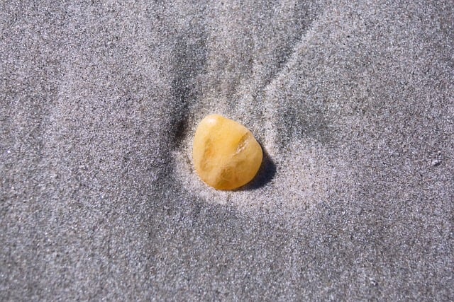 Free Beach Yellow Stone photo and picture