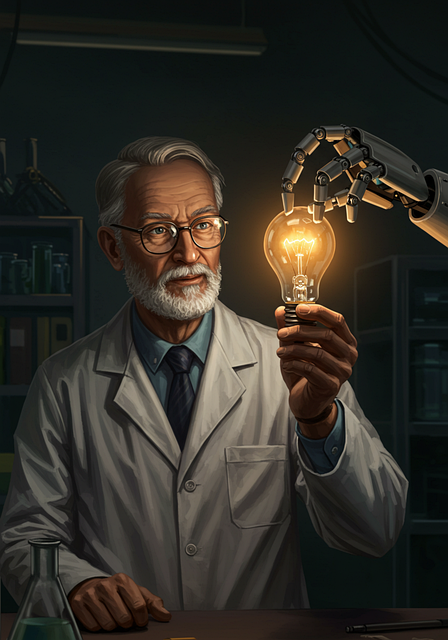 Free robot technology machine illustration