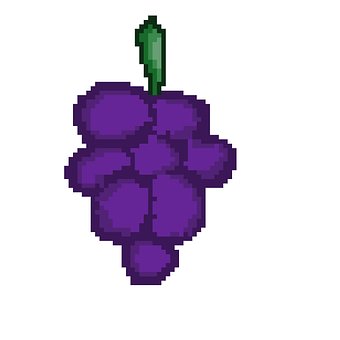 Free Grape Pixel Art illustration and picture