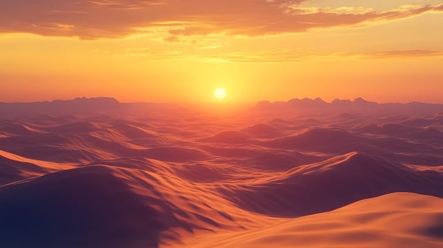 Free landscape nature desert illustration