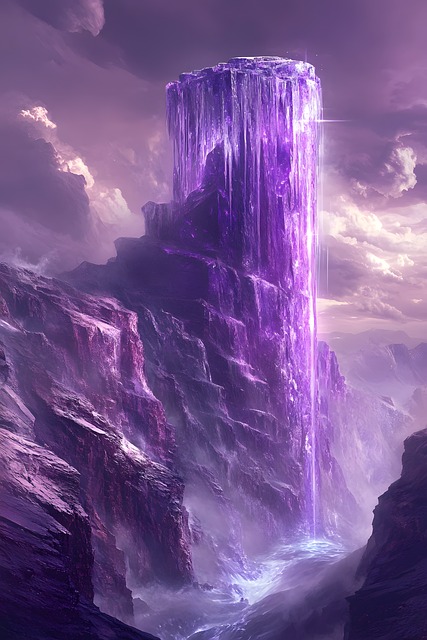 Free landscape fantasy throne illustration