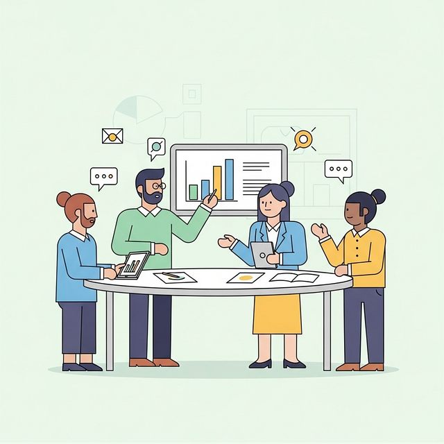 Free business people icon illustration