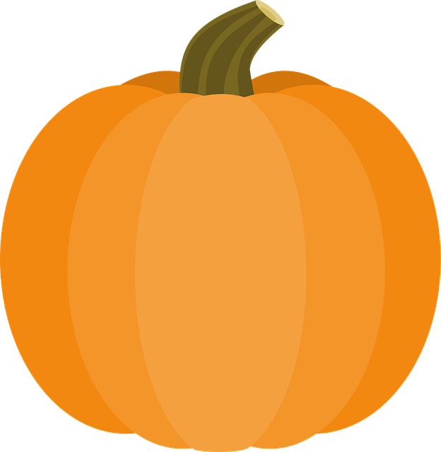 Free pumpkin halloween fruit illustration