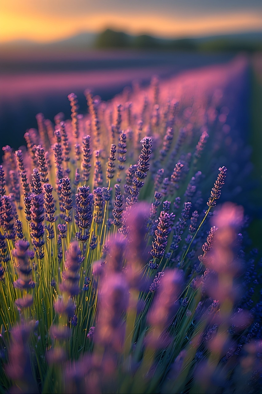 Download free HD stock image of Lavender Field Wallpaper Free lavender field wallpaper floral background nature illustration