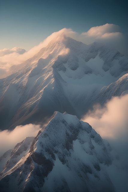 Free Snow Mountains Wallpaper illustration and picture