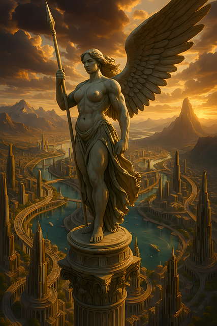Free Angel Statue Guardian Angel illustration and picture