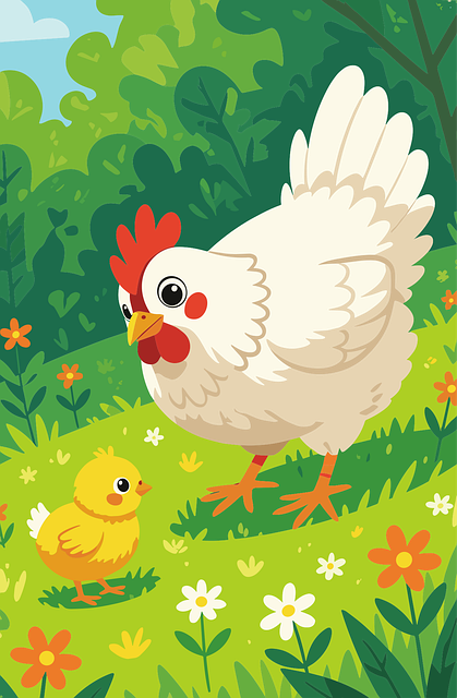 Free chicken chick bird vector