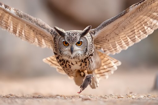Free Owl Eagle Owl illustration and picture