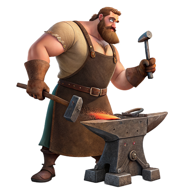 Free blacksmith iron metal illustration