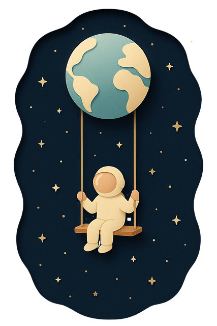 Astronaut, Spaţiu, Pământ, Stele, Cosmic