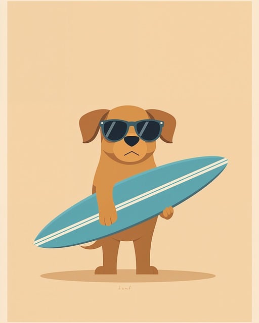 Free Dog Cartoon illustration and picture