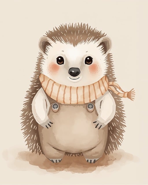Free Hedgehog Scarf photo and picture