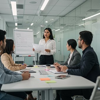 Free Presentation Meeting illustration and picture