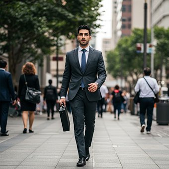 Free Businessman Walking photo and picture