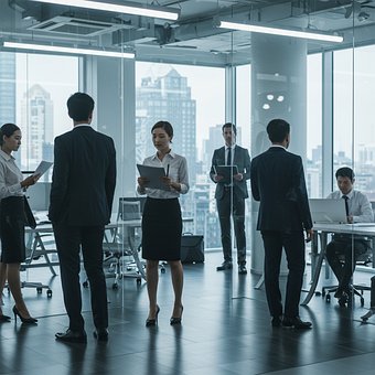 Free Office Meeting illustration and picture