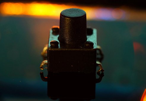 Botão, Interruptor, Macro, Fechar-Se