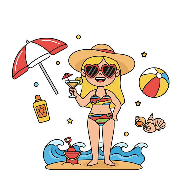 Download free HD stock image of Ai Generated Woman Free ai generated woman beach vector