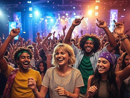 Concert, Festival, Muzică, Mulțime, Dans