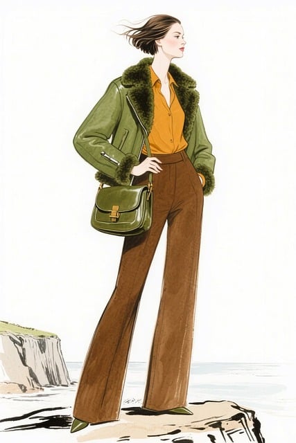 Free fashion illustration elegant woman watercolor style illustration