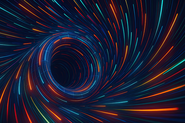Free Data Vortex Energy Flow illustration and picture