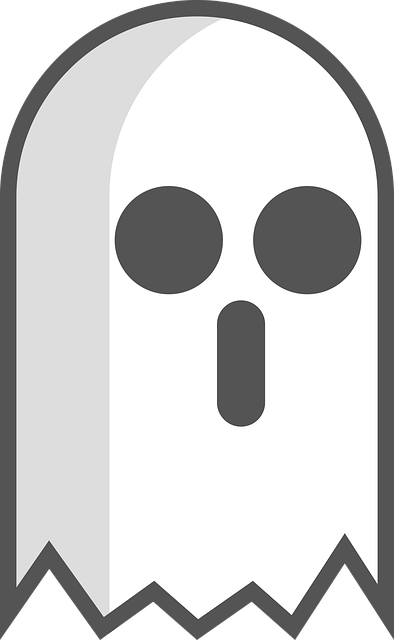 Duch, Halloween, Minimalistický