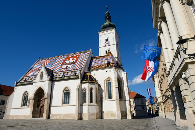 Zágráb, Horvátország, Tájékozódási Pont