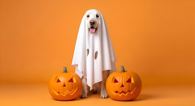 Halloween, Græskar, Flagermus, Spøgelse