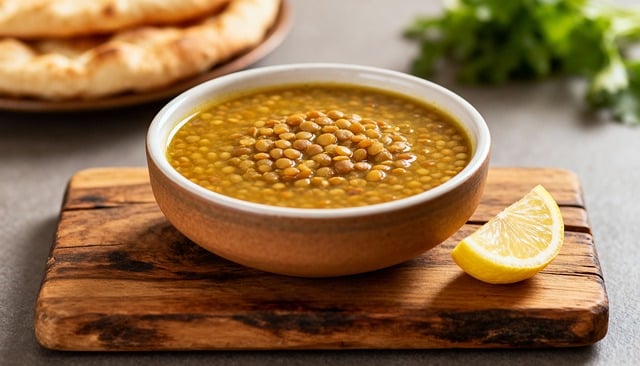 Free soup lentil food illustration