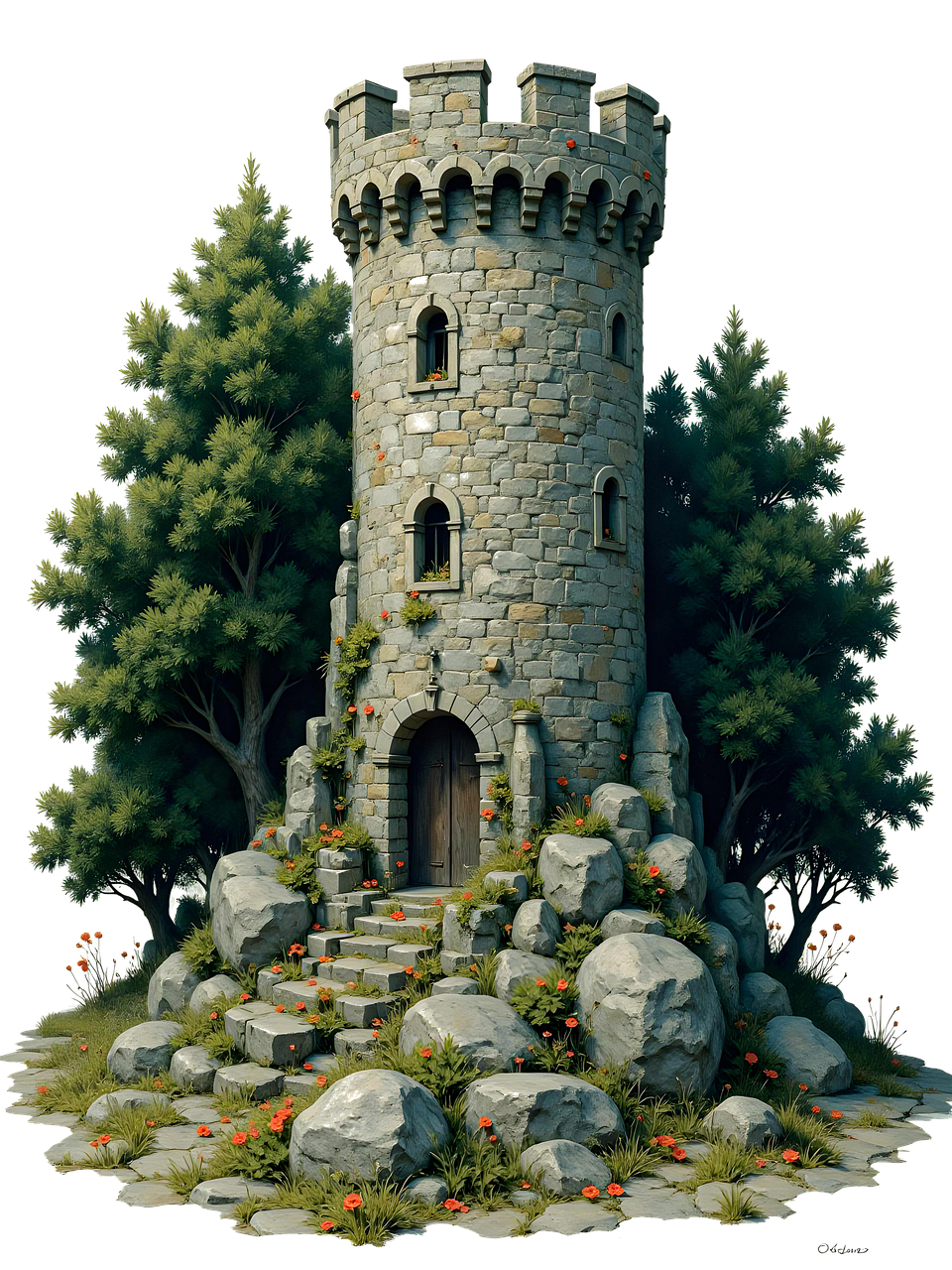 Download Tower, Architecture, Building. Royalty-Free Stock Illustration ...