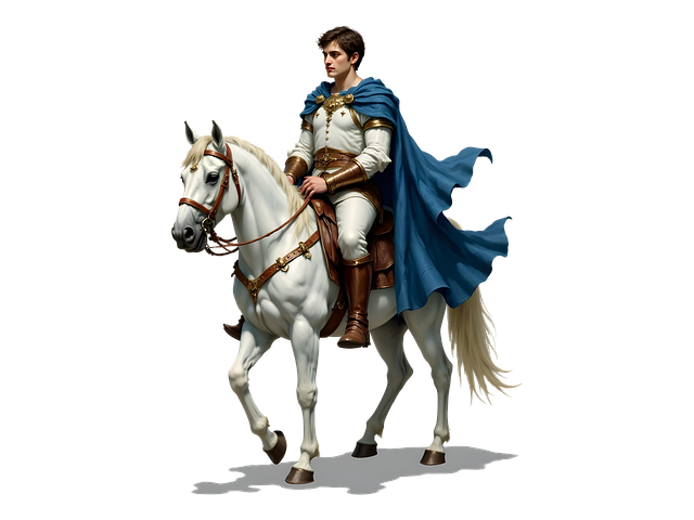 Free equestrian horse riding nature illustration