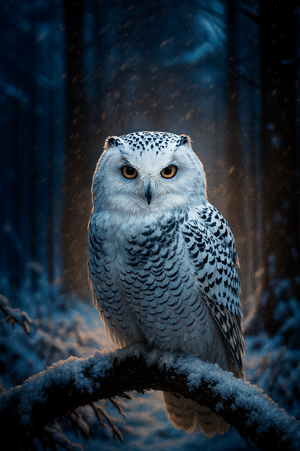 Free Owl Forest illustration and picture