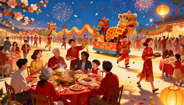 Free Happy New Year Ai illustration and picture