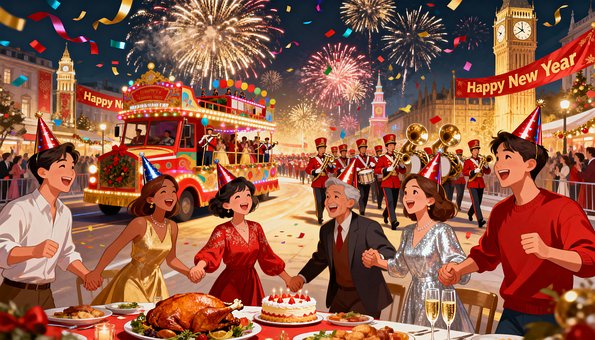Free Happy New Year Ai illustration and picture