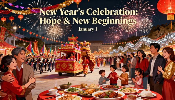 Free Happy New Year Ai illustration and picture
