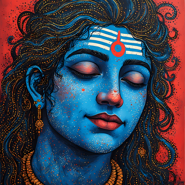Free shiva hindu deity illustration