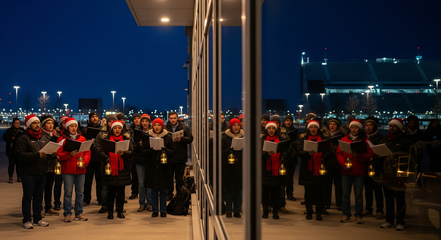 Free Christmas Carolers illustration and picture