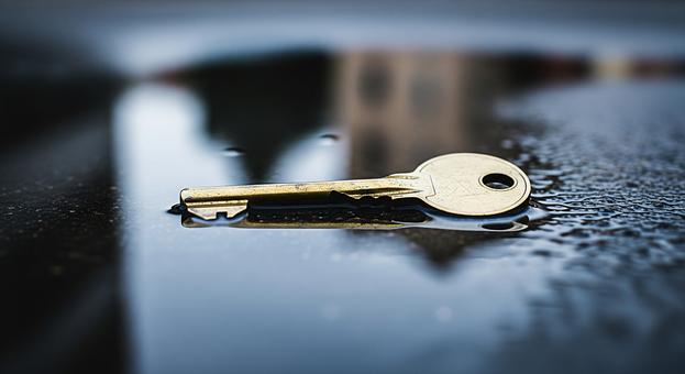 Free Key Golden illustration and picture
