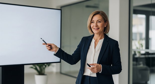 Free Businesswoman Office illustration and picture