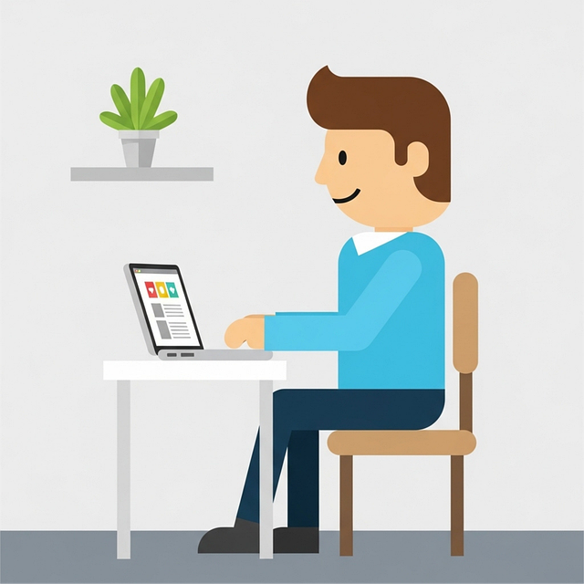 Free laptop computer technology illustration