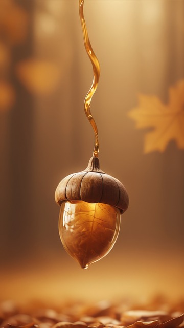 Telefón, Tapeta, Žaluď, Jeseň, Pád