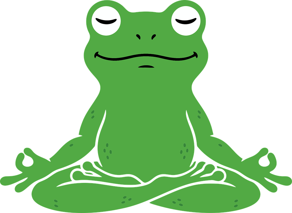 Download Frog, Meditation, Yoga. Royalty-Free Vector Graphic - Pixabay