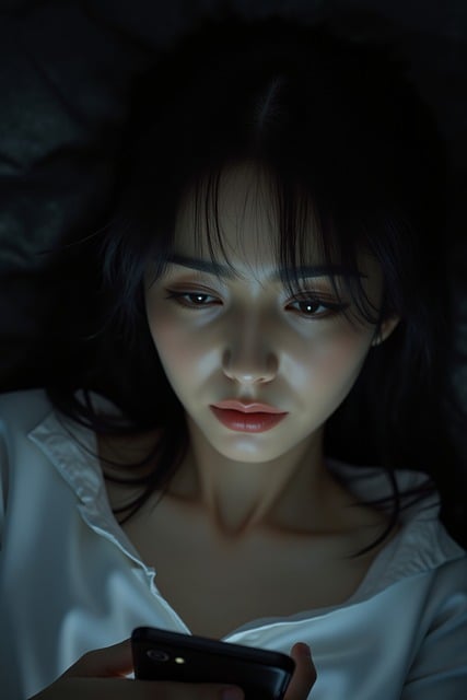 Free girl phone solo illustration