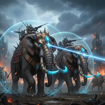 Free Fantasy War illustration and picture