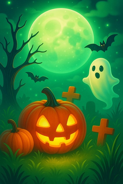Free halloween samhain autumn illustration